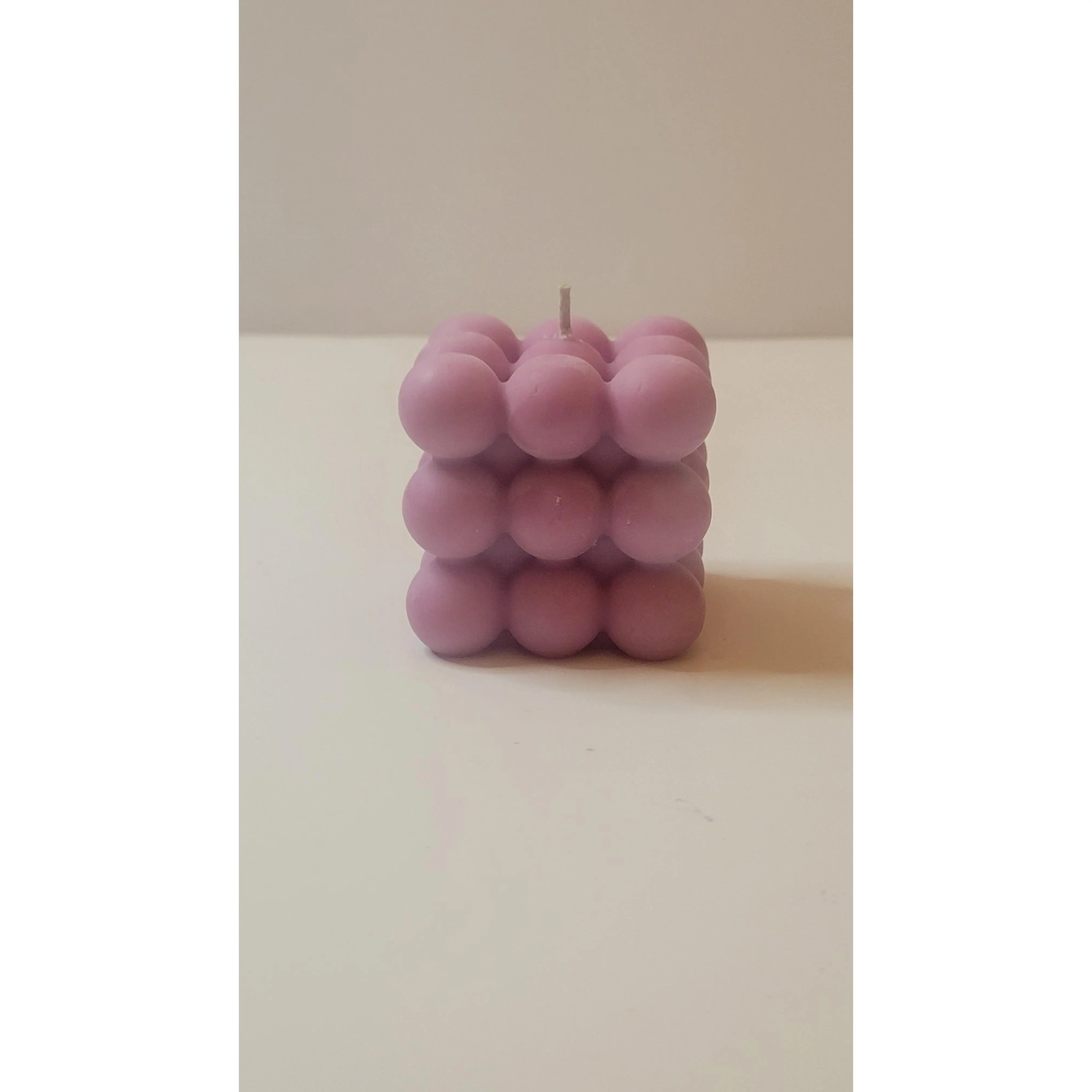 Lavender Calm Scented Bubble Candle