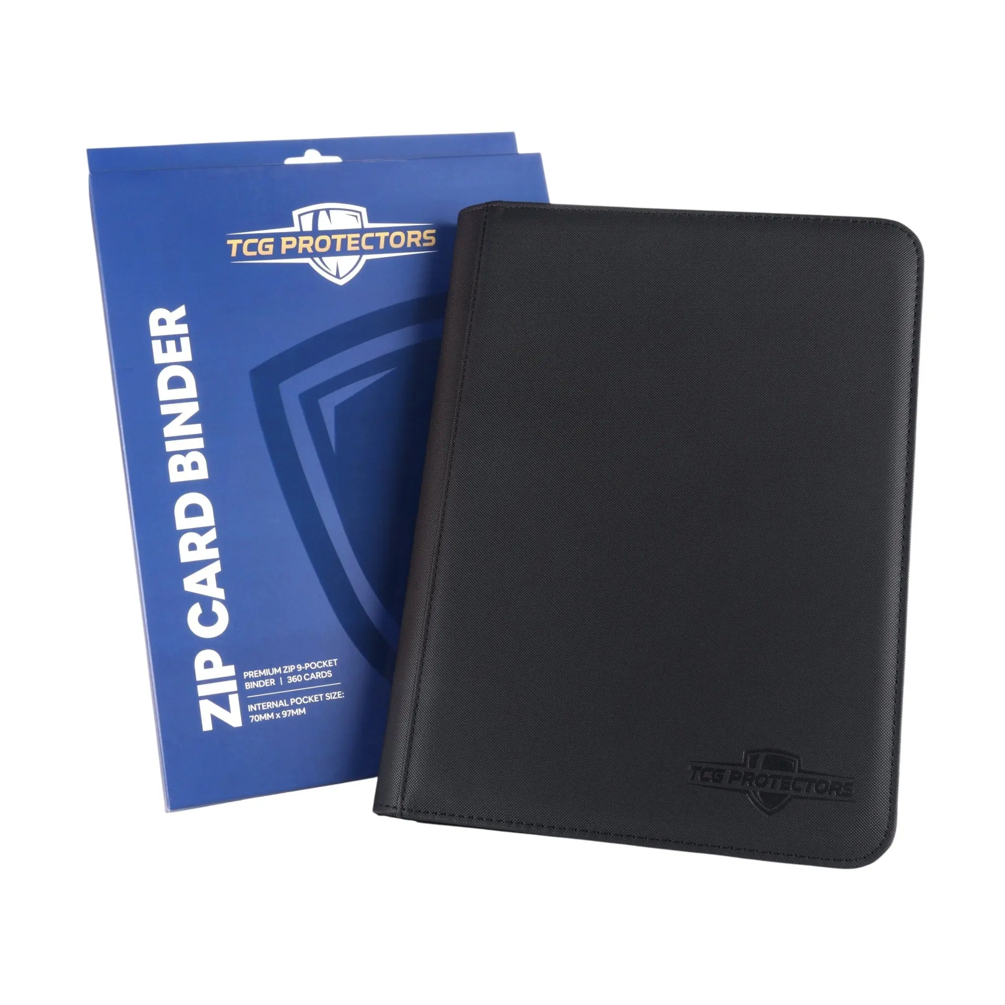Premium 9-Pocket Zipper Binder - 360 Card Capacity (Multi-Color)