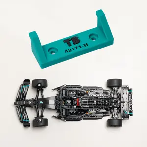 Technically Built Horizontal Wall Mount for Brick Car Set - 42171 - Ultimate Display Solution