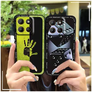 Silicone Durable Phone Case For MOTO G15 Cute Cell Phone Sleeve Cartoon Protective TPU Phone Pouch Mobile Case Anti-dust Shockproof Waterproof Fashion Design Back Cover Anti-knock