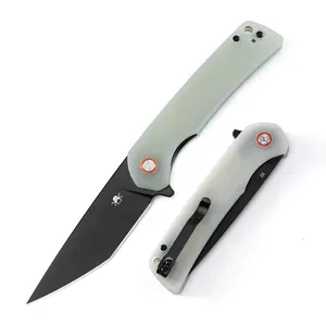 KLAKEN J147-VIREX EDC Pocket Knife, D2 Blade With G10 Handle
