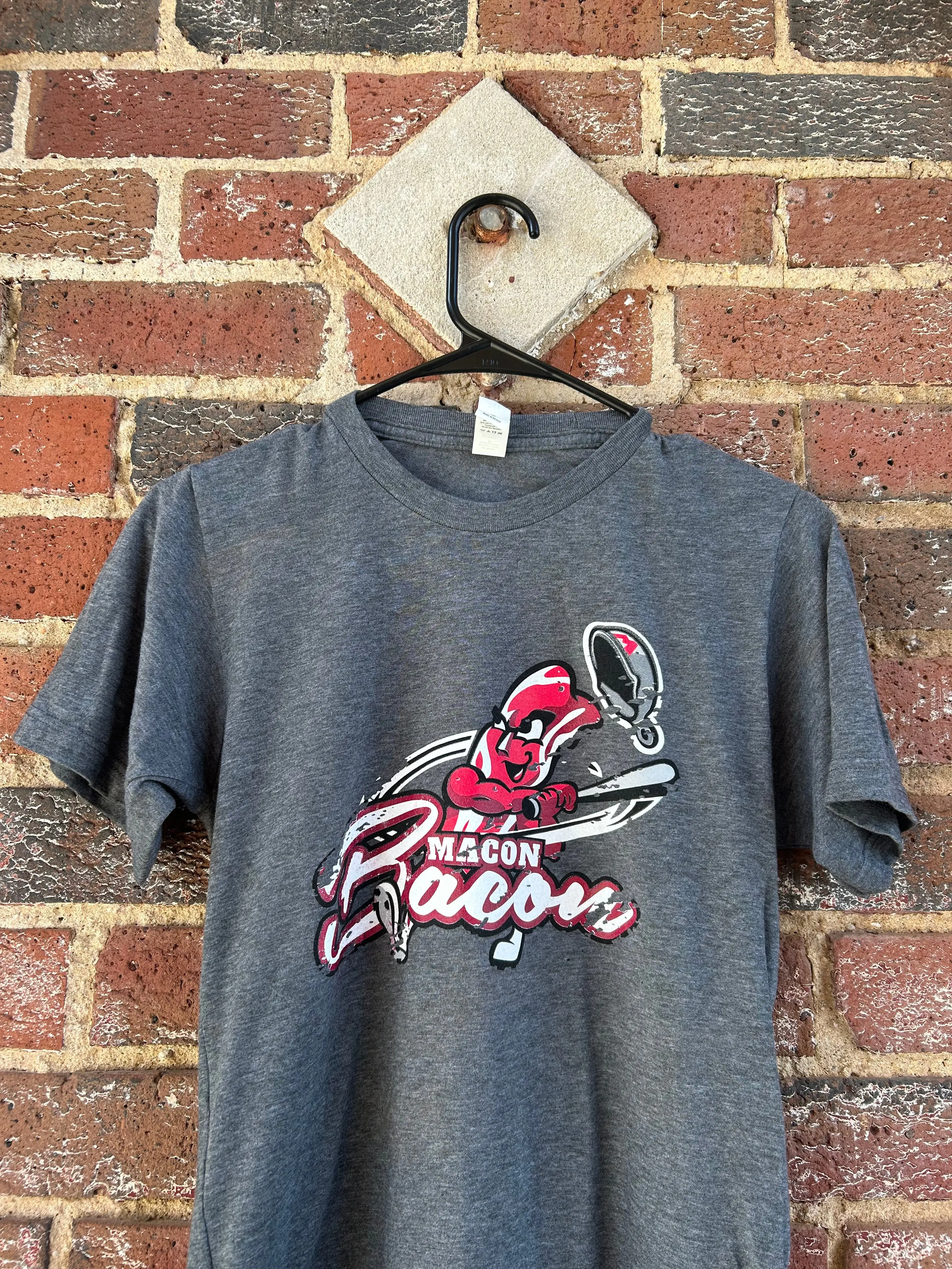 Distressed Primary Logo - Heathered Charcoal Shirt