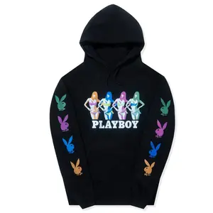 Playboy March 2019 Playmate Miki Hamano Repeating Bunny Hoodie
