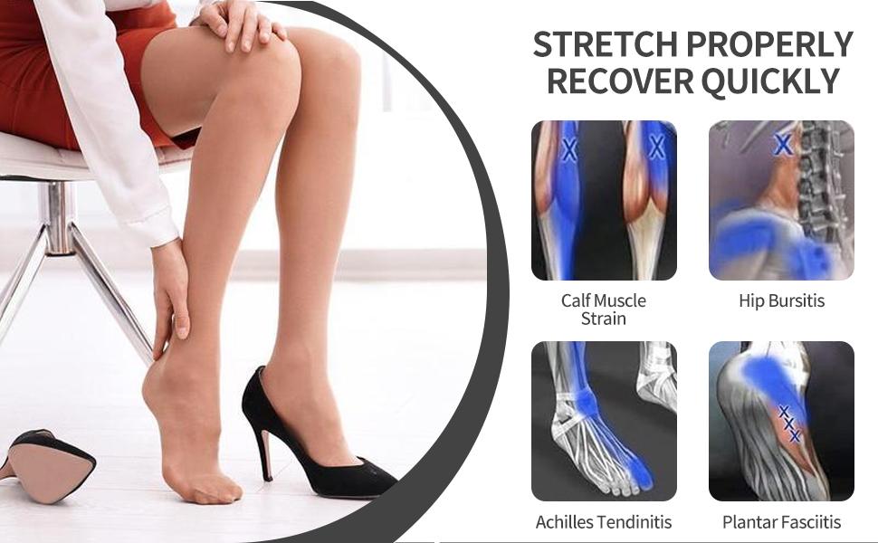 Foot Rest for Under Desk at Work - Ergonomic Foot Stools for Under Office Desk - Rocking Footrest with Roller Massager - Leg Rest for Chair, Computer Gaming -13" L x 9.6" W x 5" H (Gray)