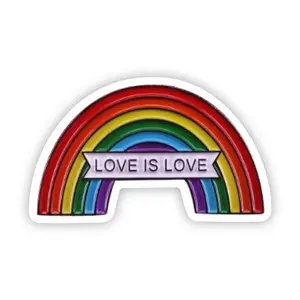 Love Is Love Vinyl Sticker - LGBTQ+ Supporter Decorative Sticker