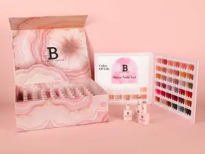 Billionaire Nails Sheer Nude Gel Polish Collection Pro-grade Performance 900g Smooth Application High-gloss Finish Ideal for Manicure Pedicure Extensions Cruelty-Free Vegan Friendly Nail Art Set Salon Cosmetic