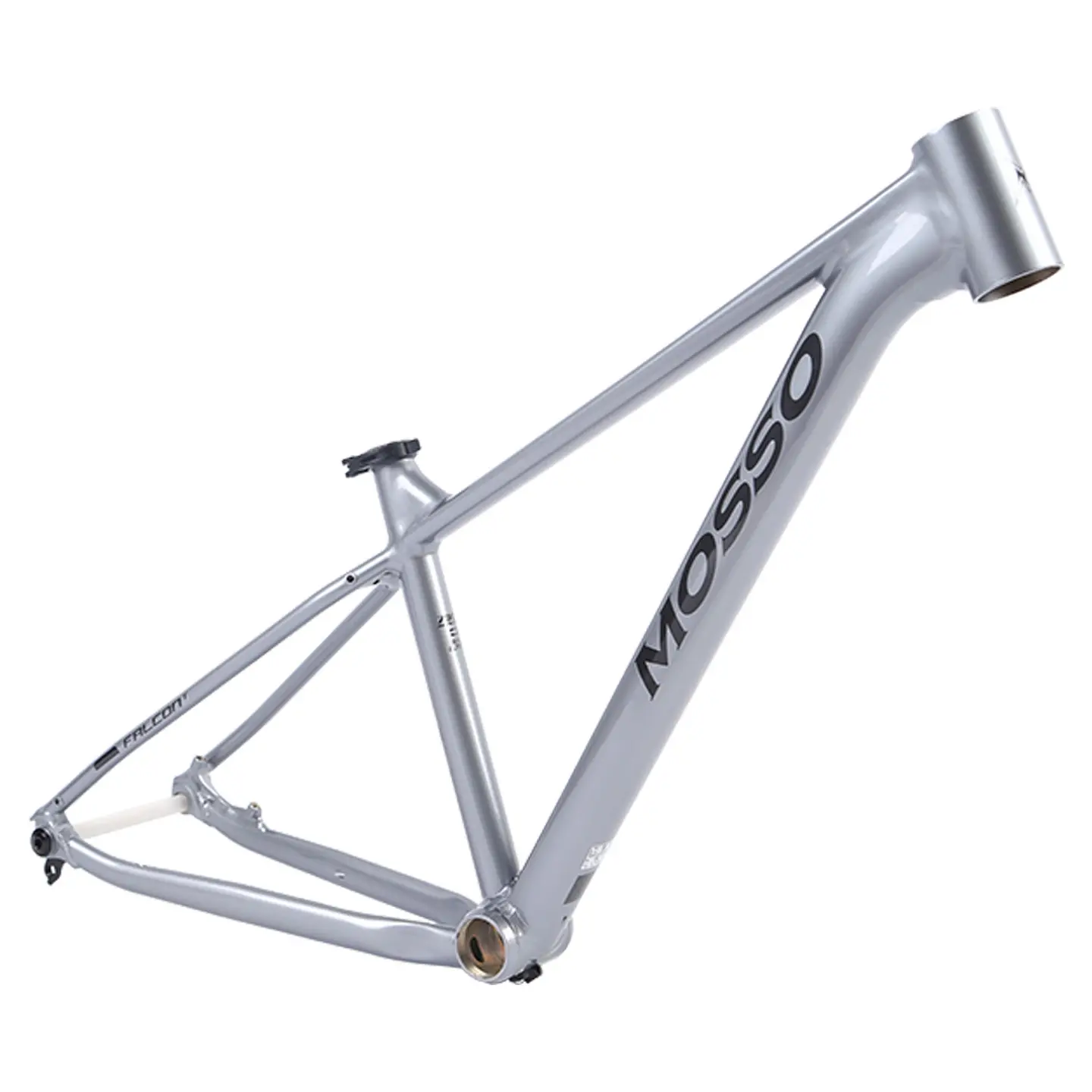 MOSSO FALCON T 27.5" Mountain Bike Frame, 7005 Aluminum Alloy, 142mm Spacing, Disc Brake Compatibility, Butted Tubes, Internal Routing, Rigid Geometry for XC Trail Riding