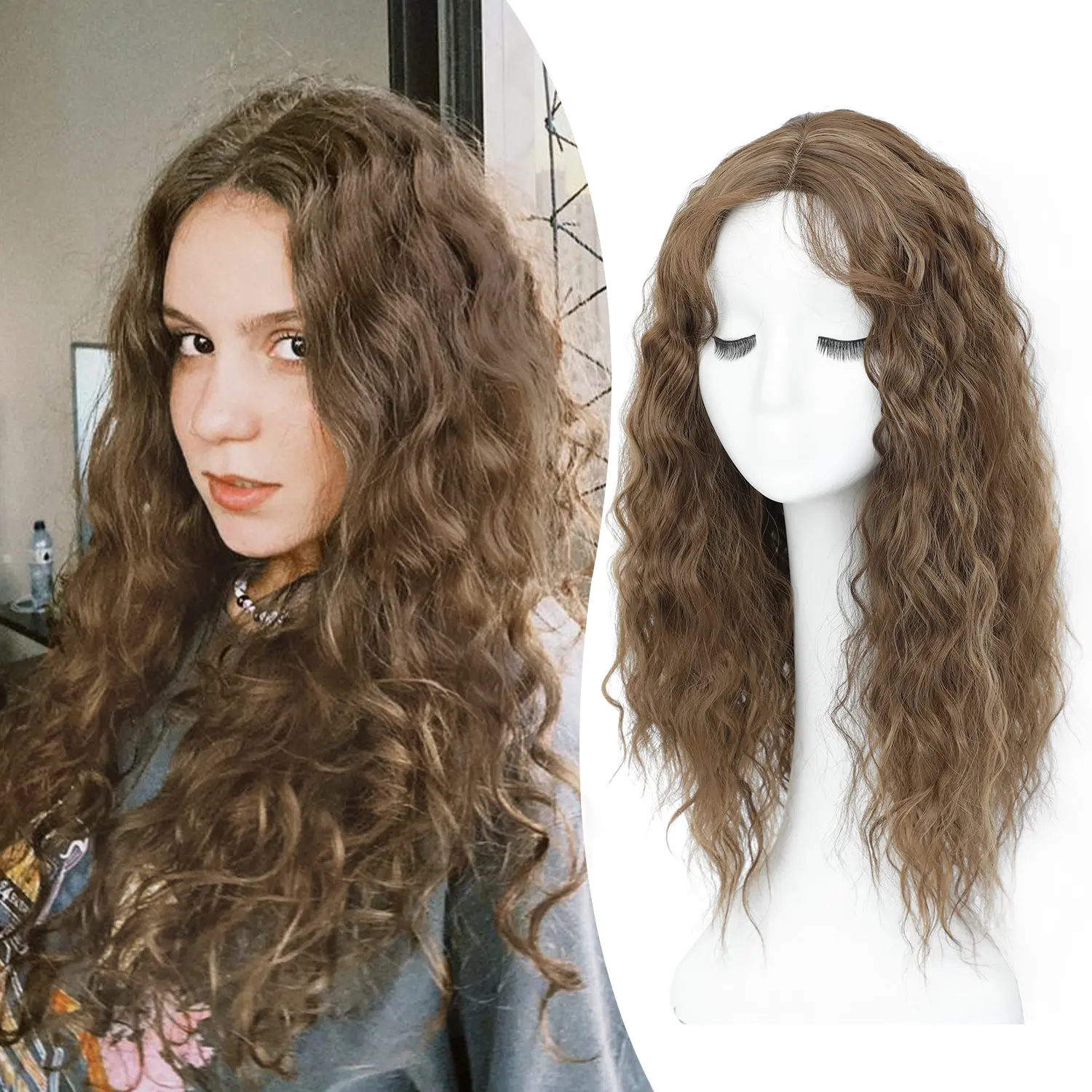 Light Ash Brown with highlights