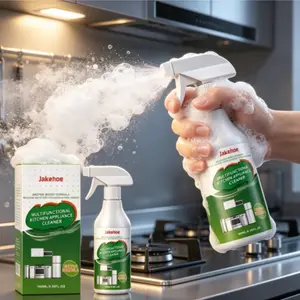 Kitchen Grease Cleaner Spray, Multi-purpose Appliances Cleaner Remove Oil Stains and Dirt for Stovetops and Range Hoods