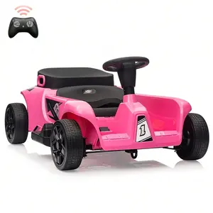【GARVEE】2-Seater 4-Wheel Electric Ride-On Toy with Dual 24V 120W Motors, Max Load 200 Lbs, Two Driver and Remote Control Modes, Includes Music, USB, Storage Box, Available in Pink, Blue, Red