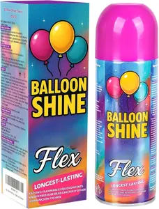 Balloon Shine Spray - 450ml High Shine Balloon Spray, , Long-Lasting Antioxidant, Odorless, Instant Shiny Effect for  Balloons Decorations
