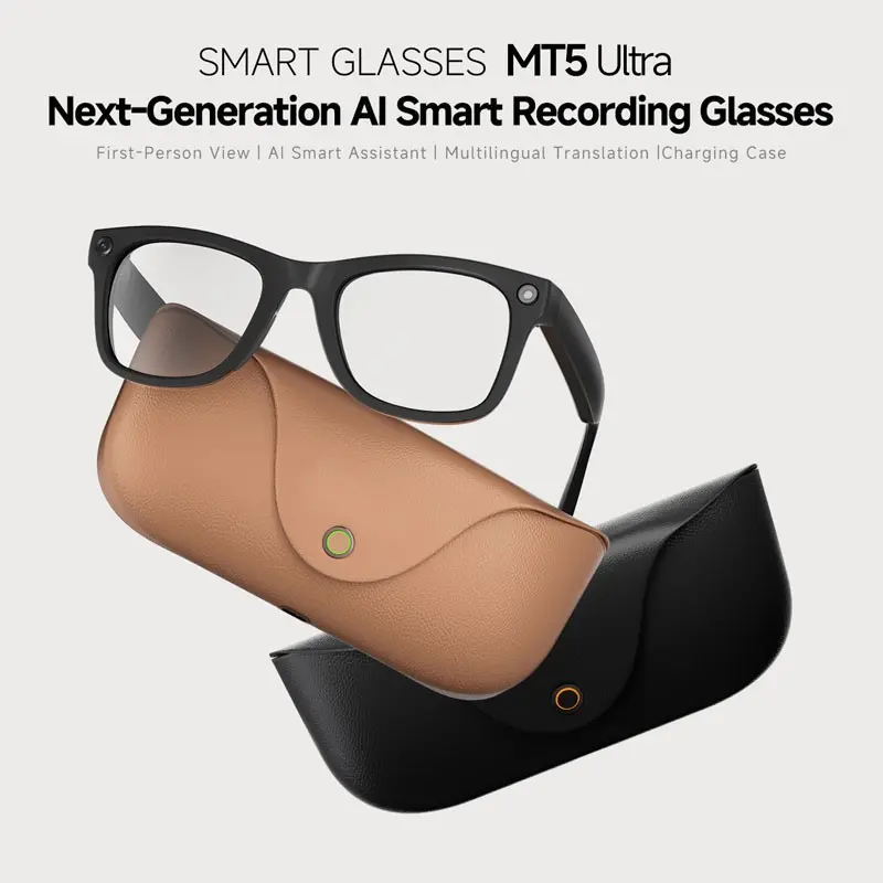 Qrd Advanced Ai Smart Glasses, Wearable Smart Glasses, Ai Assistant, Real-Time Translation, 1080P HD Camera, Bluetooth-compatible, 300mah, Futuristic Lifestyle Gear