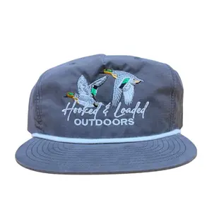 Greenwing Gray Rope Hat