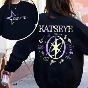 [Youth & Adult] Katseye Beautiful Chaos Unisex Sweatshirt, Katseye Kpop Graphics Hoodie, Katseye Gnarly Tshirt, All Member Tee, Gabriela, Unisex Sweater Pullover Tee