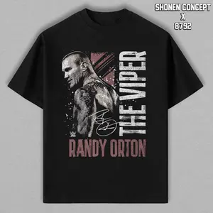 Randy Orton Premium Cotton T-Shirt, RK-O Viper Graphic Tee, Apex Predator Vintage Wrestling Tee for Men Women, Gift for Wrestling Fans, Gift for Him