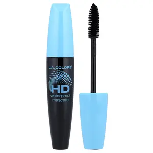 L.A. Colors HD Waterproof Mascara, CBMS314 Very Black, 0.43 fl oz (13 ml)