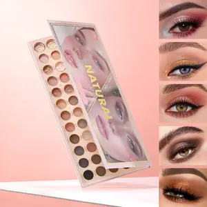 Super dazzling 60-color earth nude eyeshadow palette, matte and fine shimmer all-in-one makeup palette, suitable as a gift for women