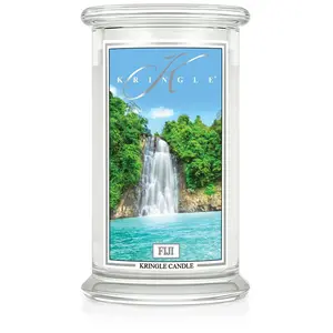 Fiji Kringle Large 2-wick  Fruit Floral Scented Candle Jar–ideal for Home Fragrancing