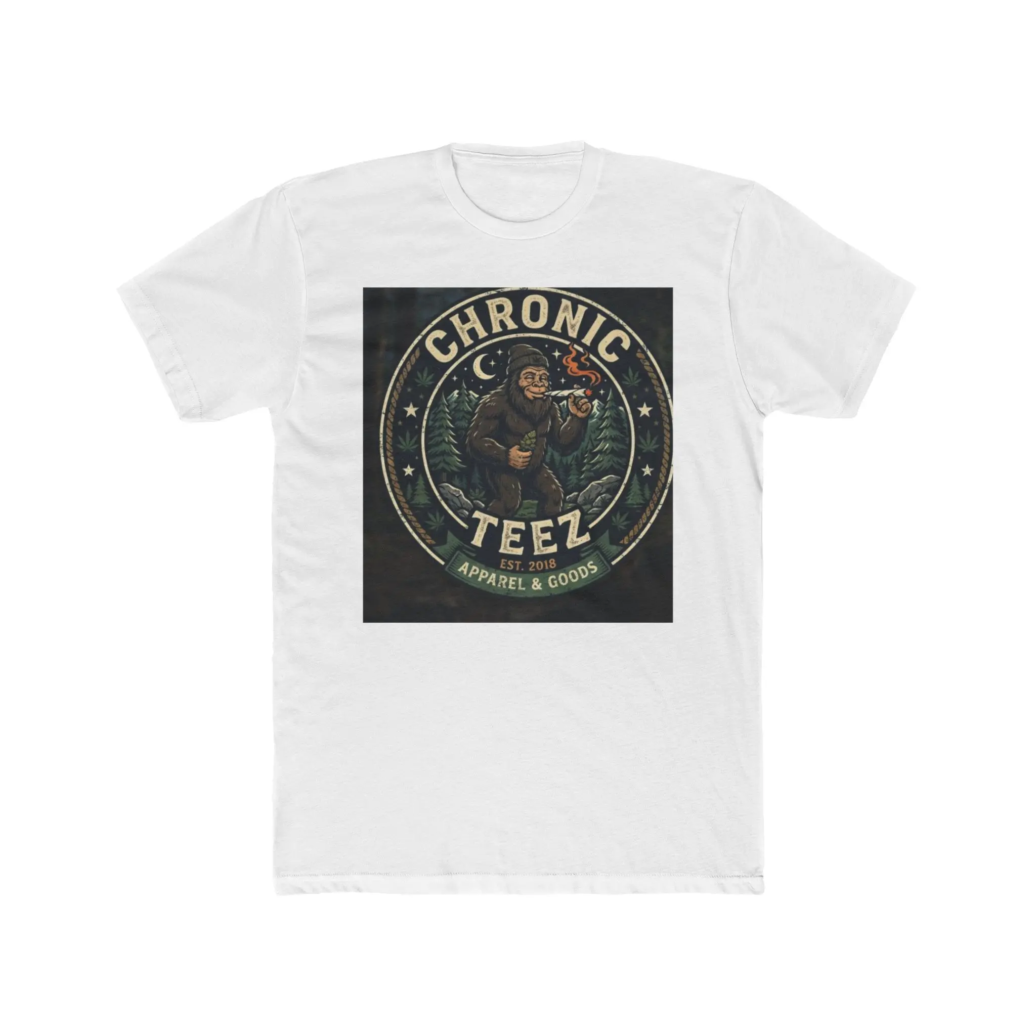Chronic Teez Ape Smoking Pipe T-Shirt | Vintage Cannabis Logo Tee Aesthetics