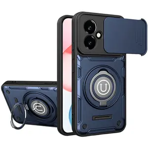 New 360 Rotating Magnetic Stand Phone Case for Honor 400 5g, Anti-Drop Phone Shell with Camera Cover Protection, Durable Mobile Accessories