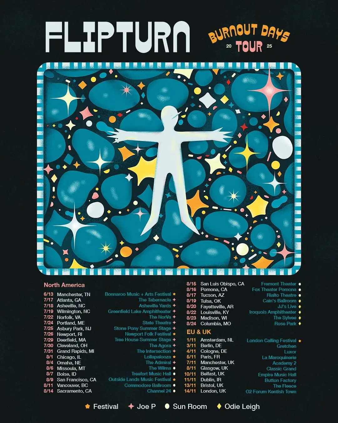 Flipturn & Friends: Burnout Days Poster