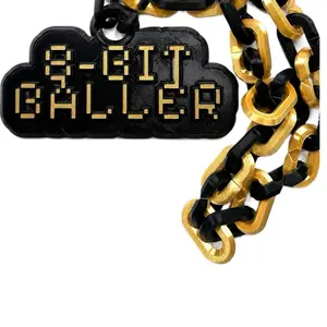 Custom gamer-inspired hype chain for baseball, softball, esports teams, dugout celebrations, and sports gifts