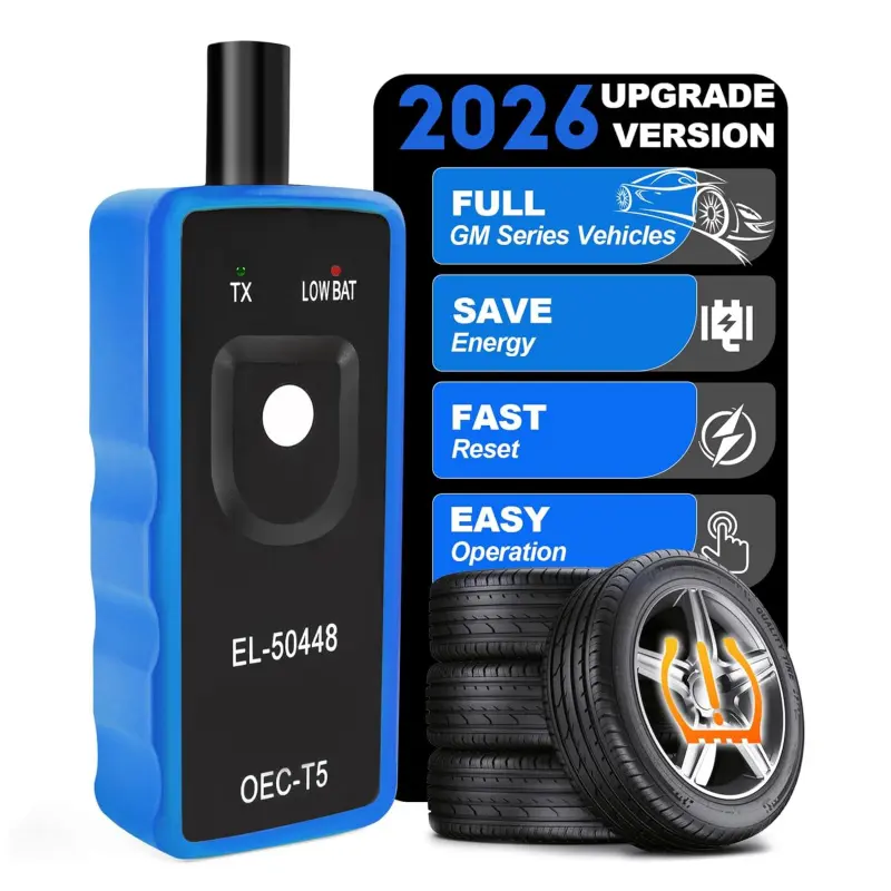 EL-50448 TPMS Relearn Tool for GM,  OEC-T5 TPMS Reset Tool TPMS Tire Sensor, Auto TPMS Programming Tool, Tire Pressure Sensor Programming Tool for GM Buick/Chevy/Cadillac Series Vehicles2026