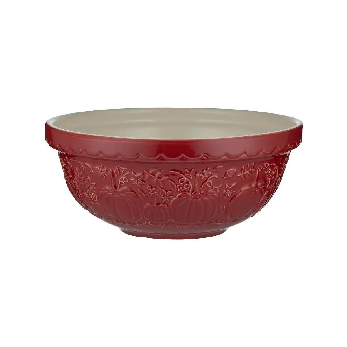 Mason Cash Pumpkin Patch S18 (2.85 Qt) Mixing Bowl | Cranberry