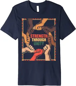 Inspirational Saying Strength Through Unity Solidarity Power Premium T-Shirt