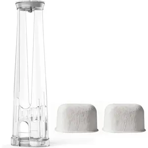 Water Filter Holder and 2 Water Filter Replacement for Keurig K-Brew+Chill, K-Supreme Plus, K-Elite, K-Duo Plus, K-Select, K-Slim, K-Express, K-Classic, K-Cafe, K-Iced, Keurig 2.0 Brewers Starter Kit