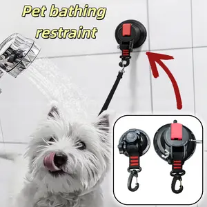 Adjustable Dog Bath Harness with Suction Cup, Stable Fixation for Pet Grooming Table, Anti-Disruption Design, Pet Grooming Accessories
