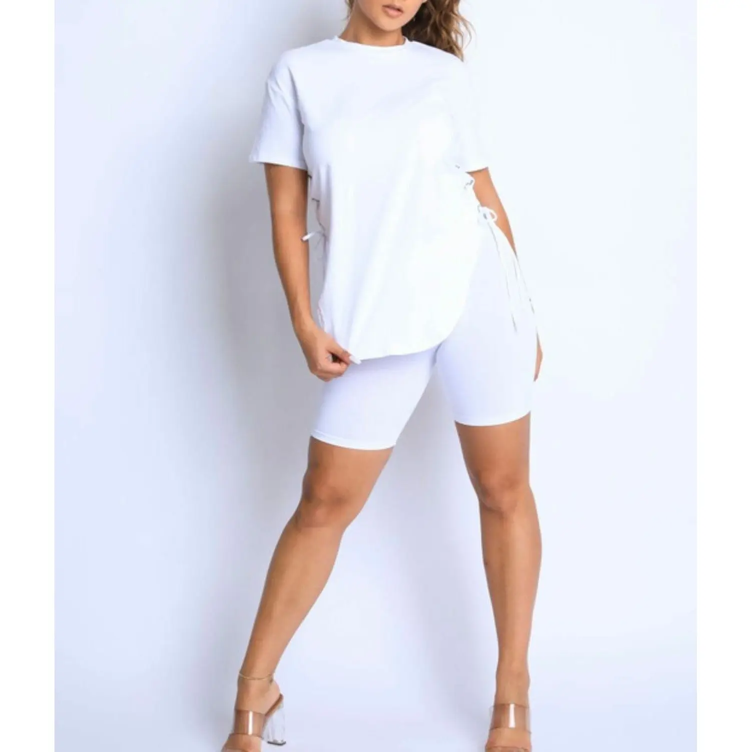 Side Tie Biker Set