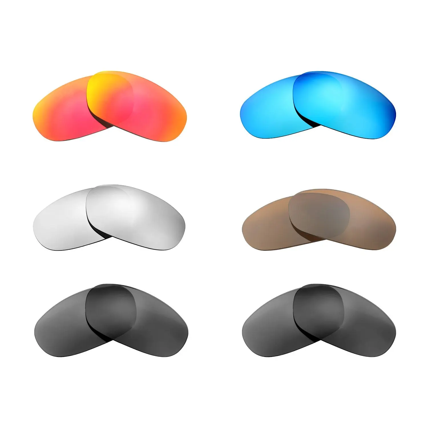Walleva Replacement Lenses for Ray-Ban RB4033 (60mm)