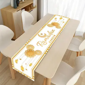 1pc Eid Mubarak Tablecloth Ramadan Decoration For Home Party Supplies Eid Al Adha Ramadan Kareem Home Decoration Special Events Gatherings