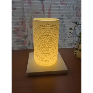 Sri Yantra Lamp, 3D Printed Accent Light, Modular Design