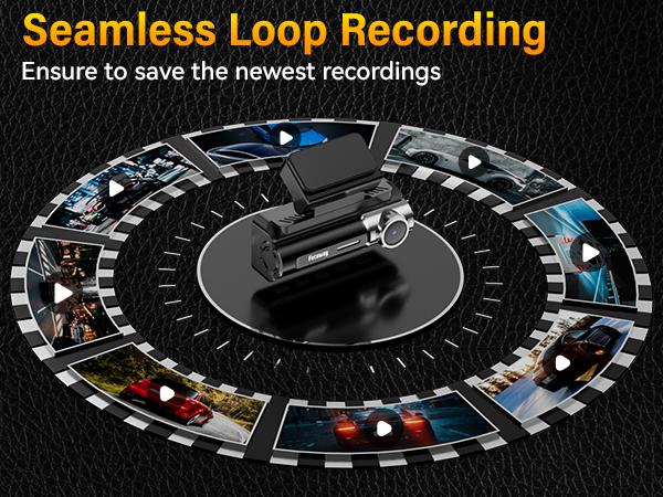 FOCUWAY D2 Duo Dash Cam Front and Rear | True 4K Front + 1080P Rear | Free 64GB Card | Touch Screen, Voice Control, GPS & WiFi, HDR Night Vision, 160° Wide Angle, 24H Parking Mode