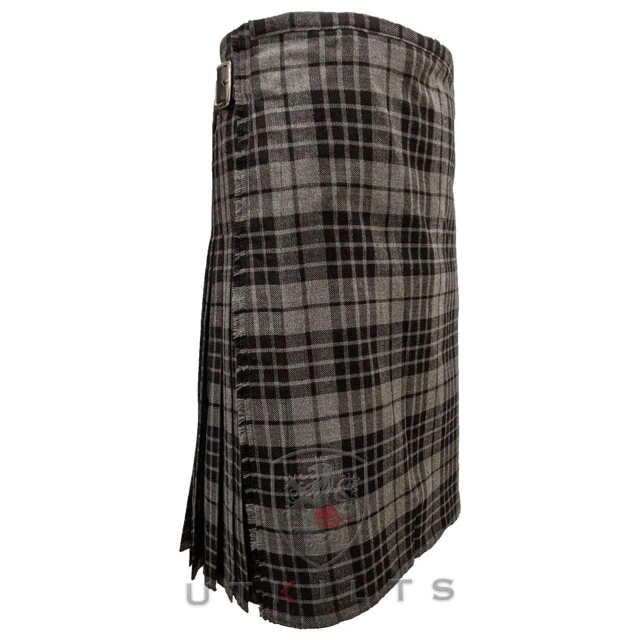 Traditional Kilt – Standard 4–5 Yard Wool, Gray Watch