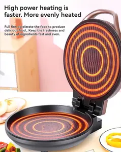 Electric baking pan suspended household new double-sided heating frying machine deepened pancake pan