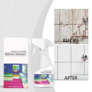 Glass Tile Cleaner for Bathroom Glass Door Bathtub Tile - Crystal Clear Stain Cleaner - Household