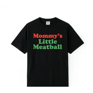 TikTok Shop Deals Mommy's Little Meatball Graphic Tee (Viral) summer outfits unisex funny printed top