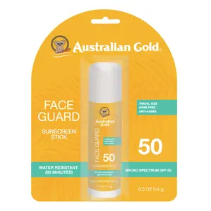 Australian Gold Face Guard Sunscreen Stick Broad Spectrum SPF 50 0.5 oz 0.5 oz