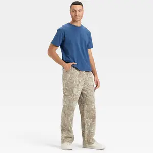 Men's Camo Print Baggy Utility Pants - Original Use