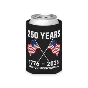 Retro 250th Anniversary of The United States Cooler, 4th of July Koozie