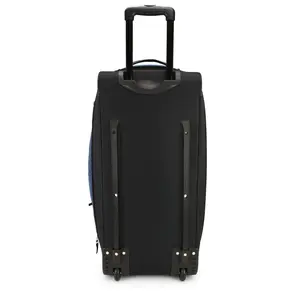 212 MAIN Pacific Gear PG03068N 30 in. Polyester Keystone Rolling Duffel Bag - Navy, U-Top Open, Secure Zipper, Side Pockets