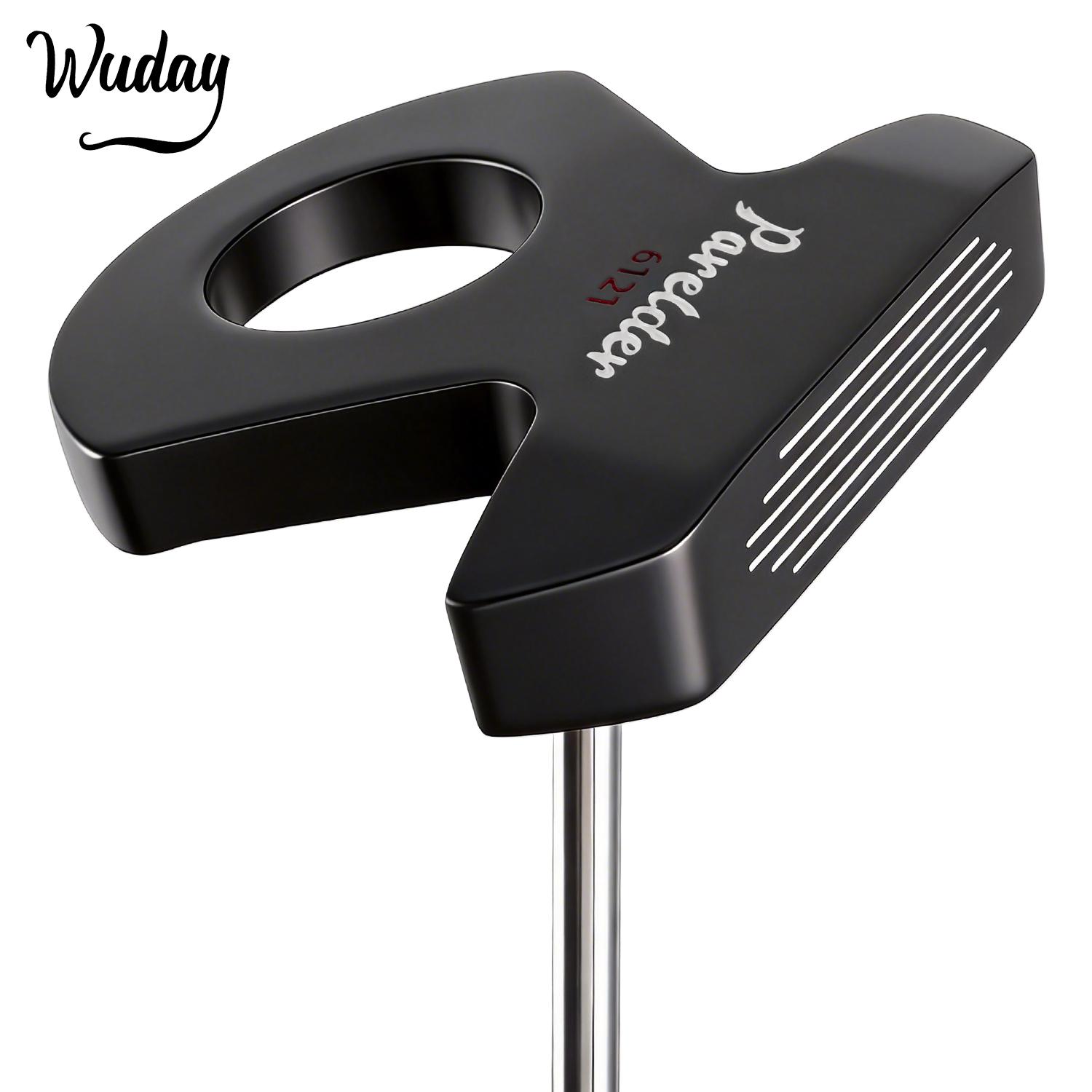 WUDAY Auto-Aligning Stability Golf Putter - Stop Missing Short Putts, Mallet Head with Zinc Alloy & Stainless Steel Shaft, Non-Slip Natural Rubber Grip for Precision Control