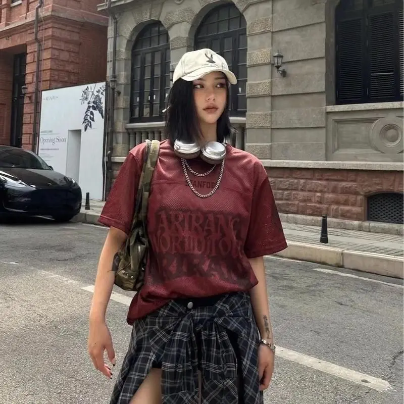 (Update) Arirang World Tour 2026 Mesh Jersey, V Neck Concert Shirt, Oversized Sports Jersey, Fan Tour Outfit