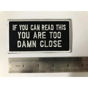 If You Can Read This Funny Saying Biker Vest Patch