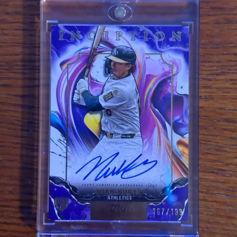 2025 Topps Inception Baseball Nick Kurtz Auto /199