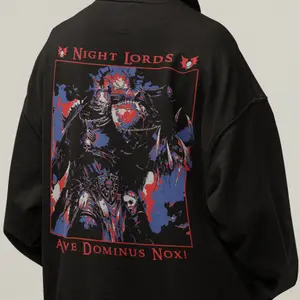 Night Lords Hoodie, Warhammer 40k Sweatshirts, Chaos Space Marines Graphic Tee, Sci-Fi Fan Gift, Wargames Apparel, Terror Legion Pullover
