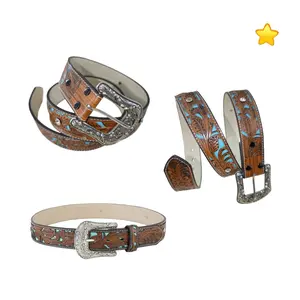 Western Belts for Women Cowgirl,Cowboy Bling Country Belts for Jeans Pants Dresses